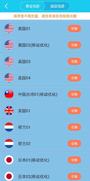 永久翻国外梯子旋风android下载效果预览图